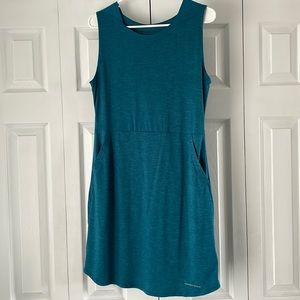 Turquoise Columbia Omni-Wick Summer Dress